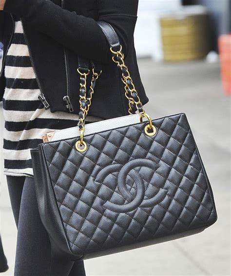 chanel shopper gst price|chanel caviar tote gst.